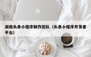 鄂州湖南头条小程序制作团队（头条小程序开发者平台）